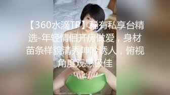 【360水滴TP】稀有私享台精选-年轻情侣开房做爱，身材苗条样貌清秀呻吟诱人，俯视角度观感极佳