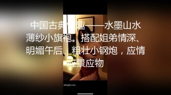 中国古典情趣——水墨山水薄纱小旗袍。搭配姐弟情深、明媚午后、粗壮小钢炮，应情应景应物